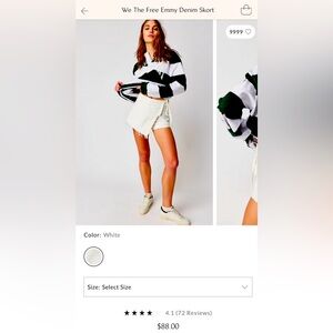 FREE PEOPLE EMMY SKORT